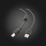 USB-B 2.0 3m — კაბელი