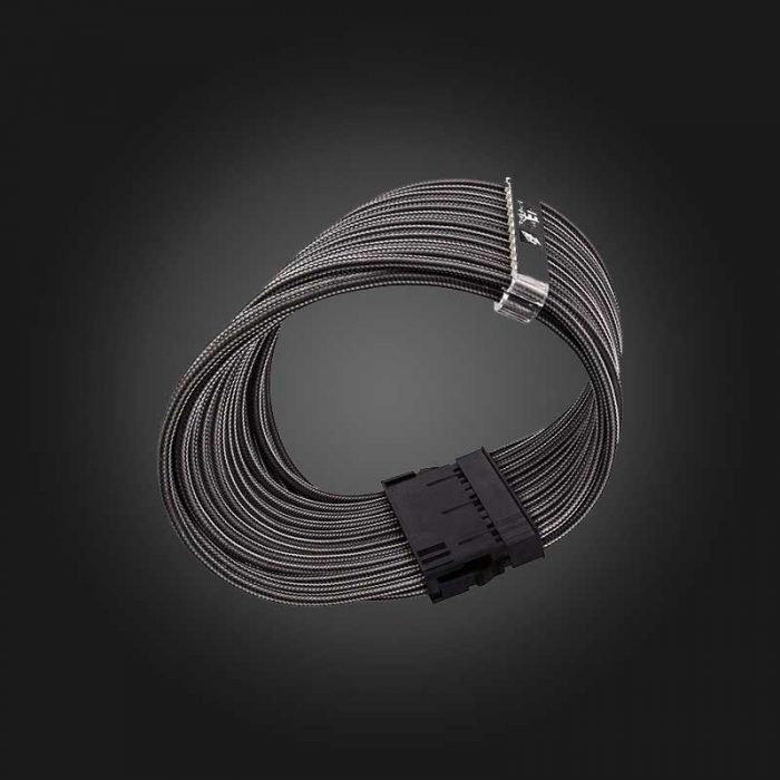 1stPlayer MOD Sleeve extension PSU Cable Kit Black-Gray - Image 1