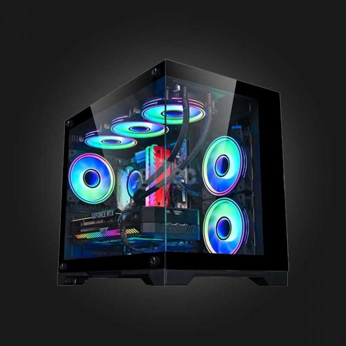 1stPlayer-MV6-Transparent AMD Ryzen 7 7700X | 32GB DDR5 | RTX 5060 Ti 16GB - Image 1
