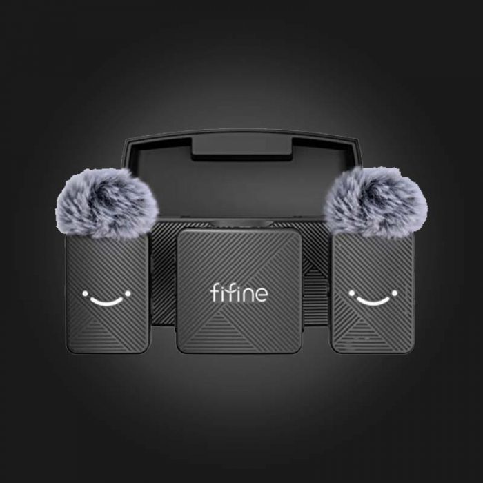 fifine-m9-lavalier FIFINE M9 Lavaliar WIreless Mic - Image 1