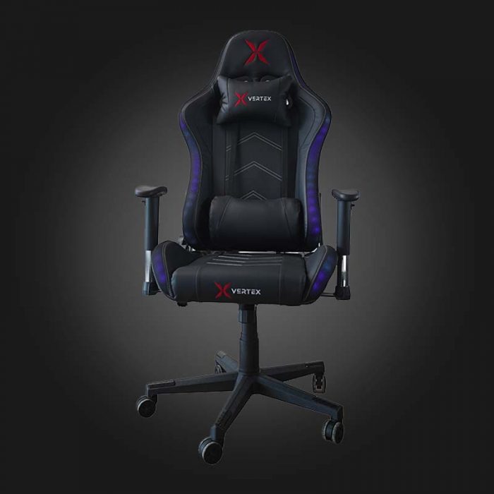 Vertex Ilidan Gaming Chair RGB Black PU - Image 1
