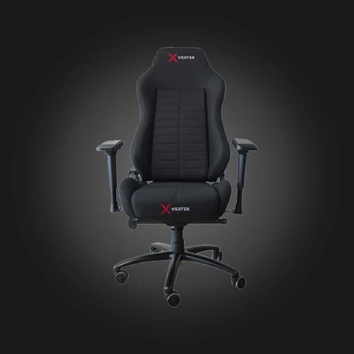vvertex Vertex Valakas Gaming Chair Black Fabric - Image 1
