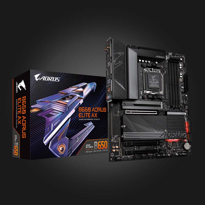 Gigabyte B650 AORUS Elite AX — დედაპლატა