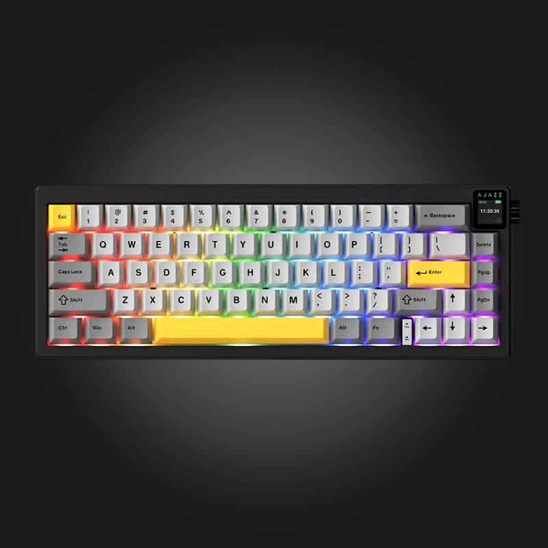 ajazz ak650 Ajazz AK650 Wired Mechanical Keyboard Gray — კლავიატურა