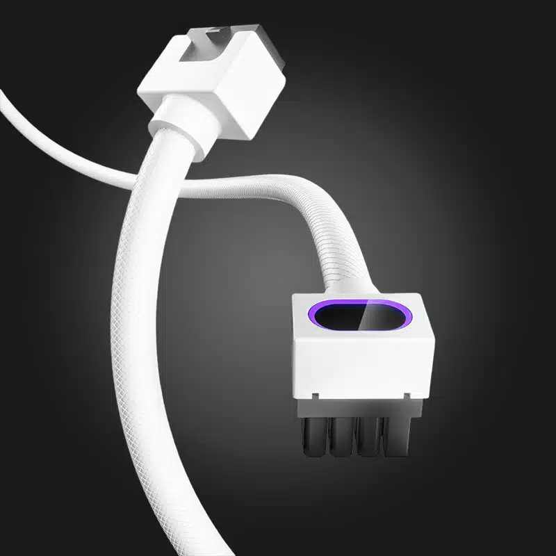 Asiahorse HYDRUS 8pin GPU White B 30cm — ქეისის აქსესუარები