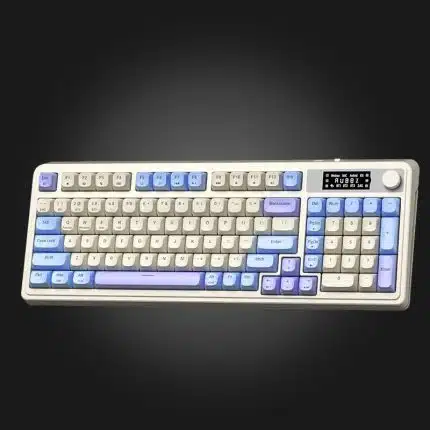 aula s99pro rgb membrane gaming keyboard blue yellow purple
