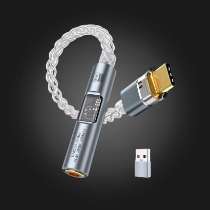 CX31993 MAX97220 Chip DAC Adapter Type C To 3.5mm Converter