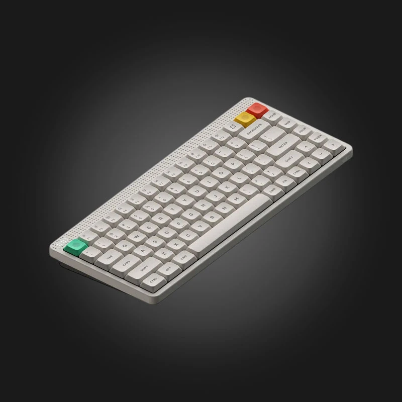 NuPhy Node 75 Lunar White Blush Nano Switch — კლავიატურა