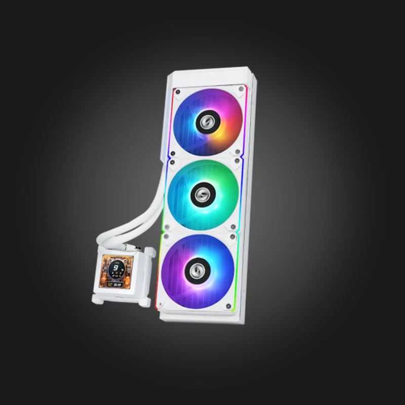 Lian Li Hydroshift LCD 360R White — პროცესორის გაგრილება