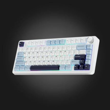 AULA F75MAX Gasket Wireless Mechanical Keyboard Blue/ White/Darck Purple (Reaper Switch) — კლავიატურა