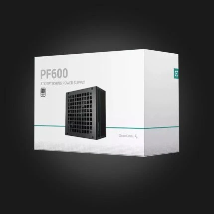 DeepCool PF600 600W 80+ Bronze Non-Modular ATX კვების ბლოკი — კვების ბლოკი