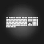 Epomaker AegisSil Silicone Keycap Set White — კლავიატურა