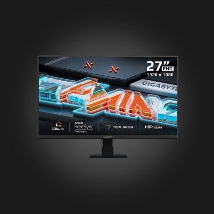 Gigabyte GS27F2 27" FHD 240Hz 1ms — მონიტორი