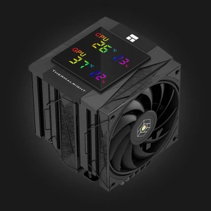 Thermalright Royal Knight 120 Digital Black — პროცესორის გაგრილება