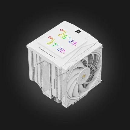 Thermalright Royal Knight 120 Digital White — პროცესორის გაგრილება