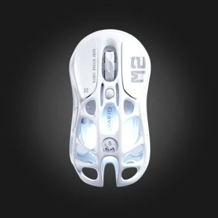 GravaStar Mercury M2 Wireless (Opaline White) — მაუსი