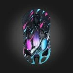 GravaStar Mercury X Pro 8K Wireless Magnesium Alloy (Neon Graffiti) — მაუსი