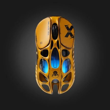 GravaStar Mercury X Wireless Magnesium Alloy (Battle Worn Yellow) — მაუსი