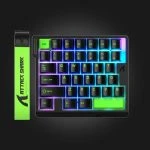 ATTACK SHARK M36 HE One-Handed Magnetic Switch Keyboard (Black) — კლავიატურა
