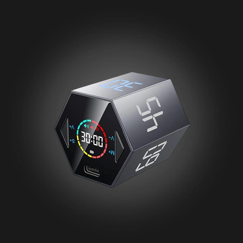 Ticktime HEX Pomodoro Timer Black — სხვა აქსესუარები