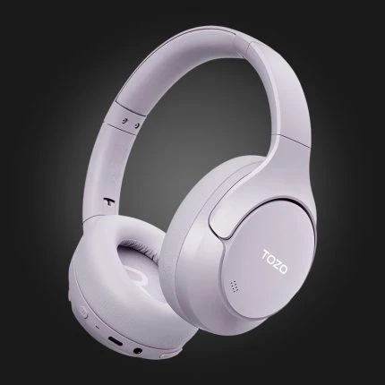 TOZO HT3 Wireless Headphones Purple — ყურსასმენი