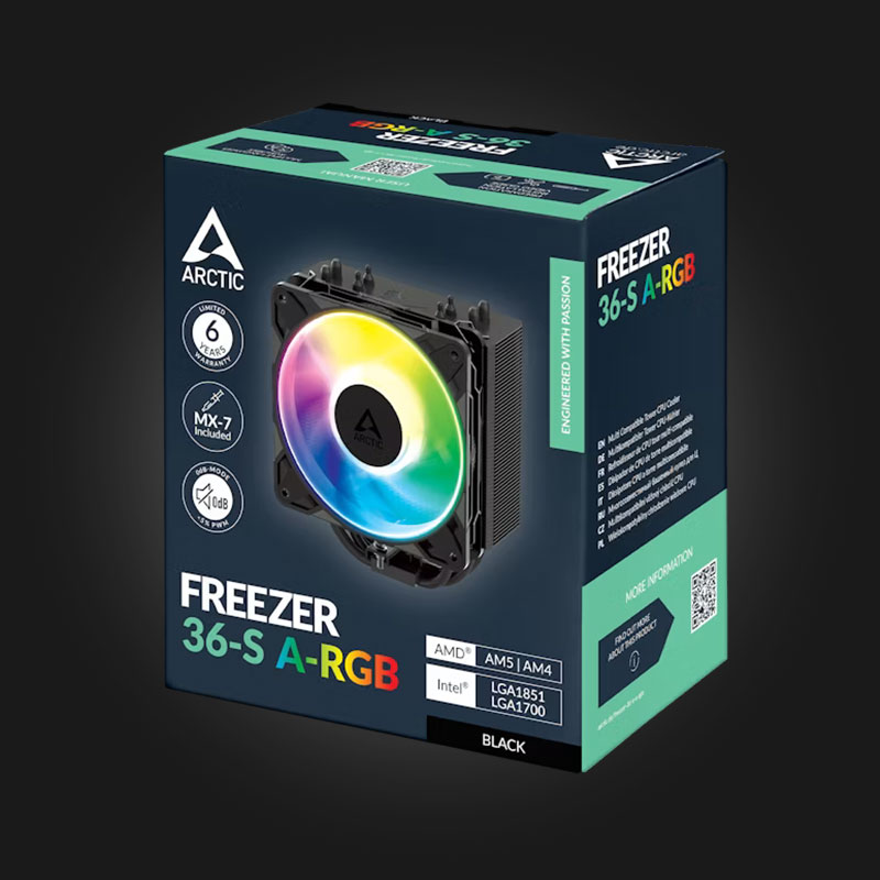 Arctic-Freezer-36-S-A-RGB-Black Arctic Freezer 36-S A-RGB Black - სურათი 1