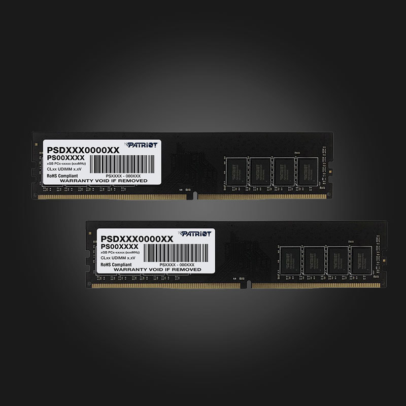 Patriot-Signature-Line-8-GB-(2×4GB)-2666 Patriot Signature Line 8 GB (2×4GB) 2666 MT/s CL: 19 - Image 1