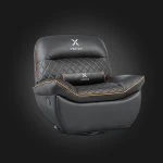 Vertex Throne Black-Orange PVC