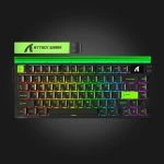 ATTACK SHARK R85HE Black/Neon Green 8k Magnetic Switch