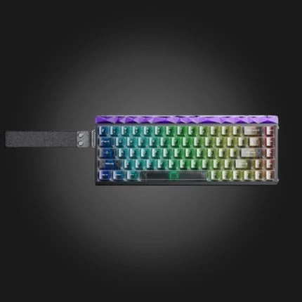 AULA HERO 68HE Black Translucent Jade King — Keyboard