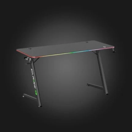 Vertex VX-GD-02RGBB RGB Gaming Desk Black — გეიმერული მაგიდა