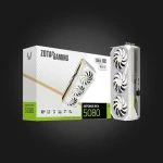 Zotac Gaming GeForce RTX 5080 Solid OC White Edition 16GB — ვიდეო ბარათი