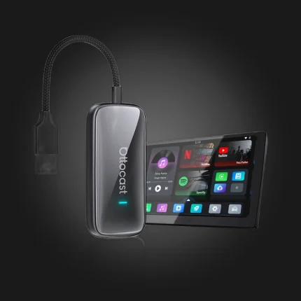 Ottocast Play2Video Ultra — უსადენო CarPlay და Android Auto ადაპტერი