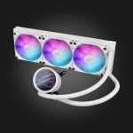 ASUS ROG RYUO III 360 ARGB WHITE EDITION — Angled view