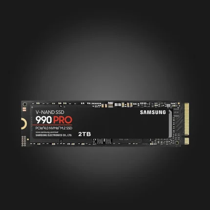 Samsung 990 PRO 2TB NVMe SSD — წინა ხედი