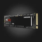 Samsung 990 PRO 2TB NVMe SSD — კუთხიდან ხედი