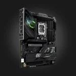 ASUS ROG Strix Z890-F Gaming WiFi motherboard, right-side 45-degree view