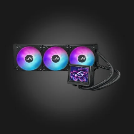 ASUS ROG Ryujin III 360 ARGB Extreme შავი პროცესორის თხევადი გაგრილება — სრული ხედი
