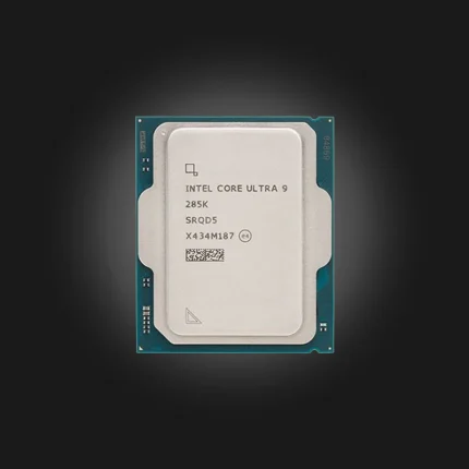 Intel Core Ultra 9 285K — პროცესორის ზედა ხედი