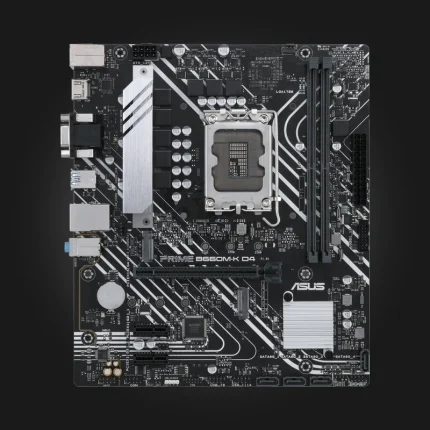ASUS PRIME B660M-K D4 motherboard top view