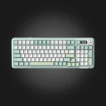 Solakaka A99 Pro Mint Blue — კლავიატურა წინა ხედით