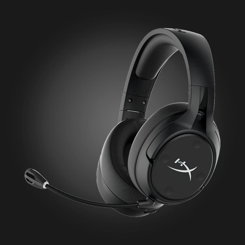 HyperX Cloud Flight S Black — მთავარი ხედი HyperX Cloud Flight S Black — უსადენო ჰედსეტის მთავარი ხედი
