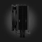 Arctic Freezer 36-S Black — გვერდითი ხედი სამაგრითა და სითბური მილებით