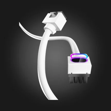 Asiahorse HYDRUS 8pin GPU White A 30cm — ქეისის აქსესუარები