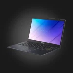 Asus E410KA-CL464 N4500 4GB 64GB 14" Blue — მარცხენა წინა რაკურსი, კორპუსი და პორტები