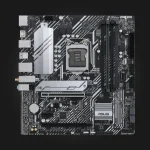 ASUS PRIME B560M-A AC — დედაპლატის სრული წინა ხედი