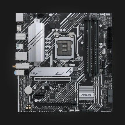ASUS PRIME B560M-A AC — დედაპლატის სრული წინა ხედი