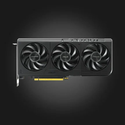 ASUS Prime GeForce RTX 5060 OC Edition 8GB — წინა ხედი სამი ვენტილატორით