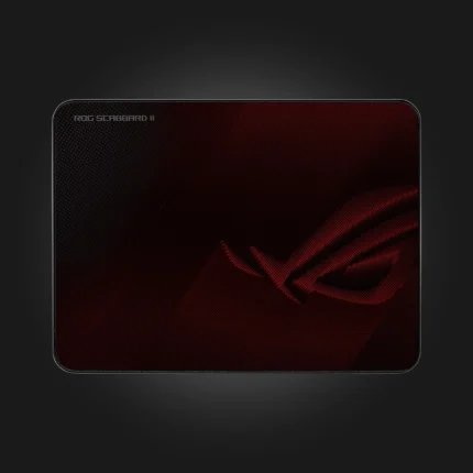 ASUS ROG Scabbard II M Black მაუსპადი — წინა სამმეოთხედიანი ხედი