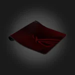 ASUS ROG Scabbard II M Black მაუსპადი — დახვეული კიდის ხედი